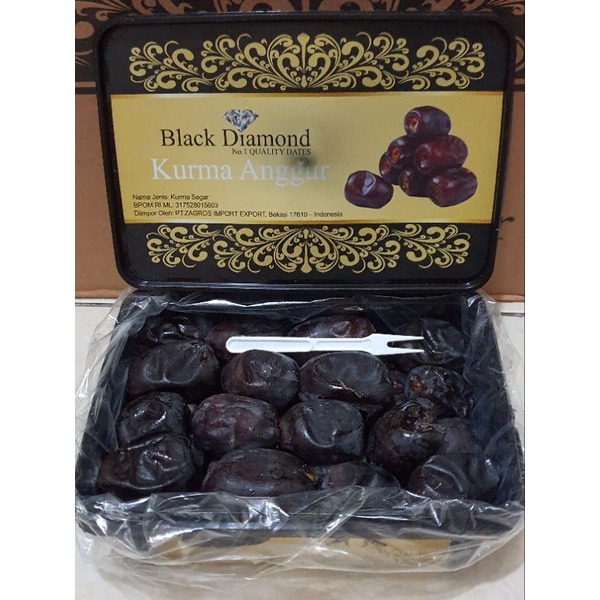 

Kurman Anggur Black diamond mazafati dates 500gr