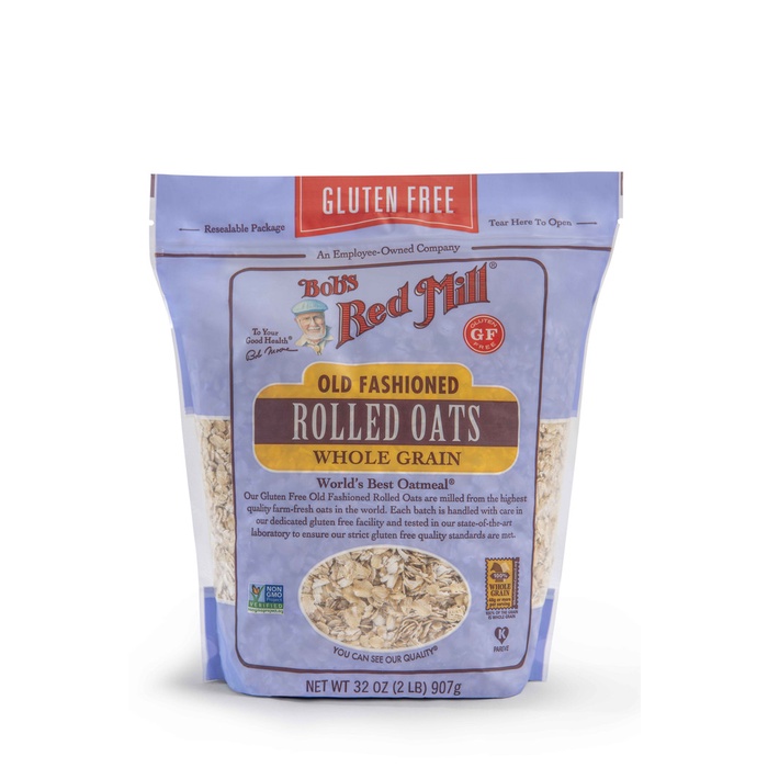 

Bob's Red Mill Gluten Free Old Fashioned Rolled Oats Whole Grain 907 g