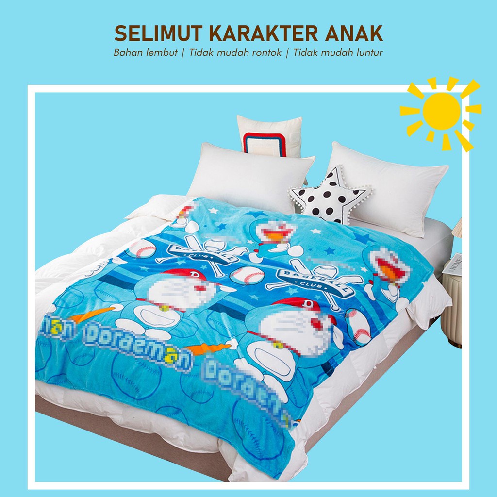 Selimut Dewasa/ Tumpukan Halus Lembut/ Selimut Kartun 125x175