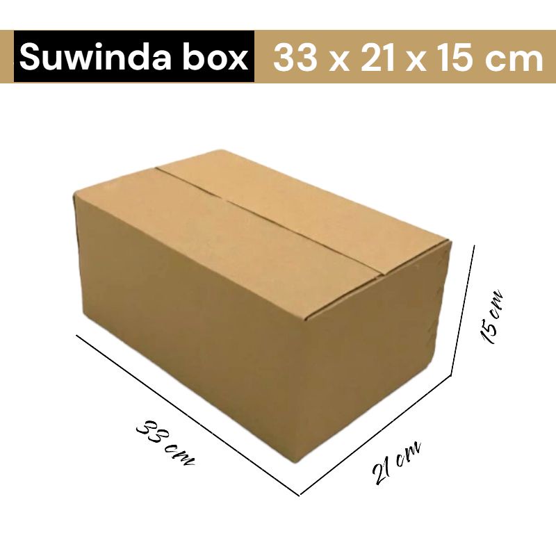 

Kardus karton uk. 33x21x15 cm Kotak Box ST untuk packing Souvenir -dll