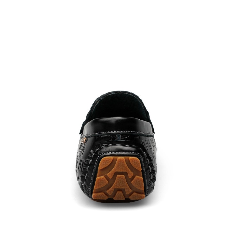 COD Import Premium Sepatu Pantofel Pria Kulit Asli Santai Full Hitam Formal Pesta Keren Dewasa Sepatu Kekinian Slip On Kantor 137