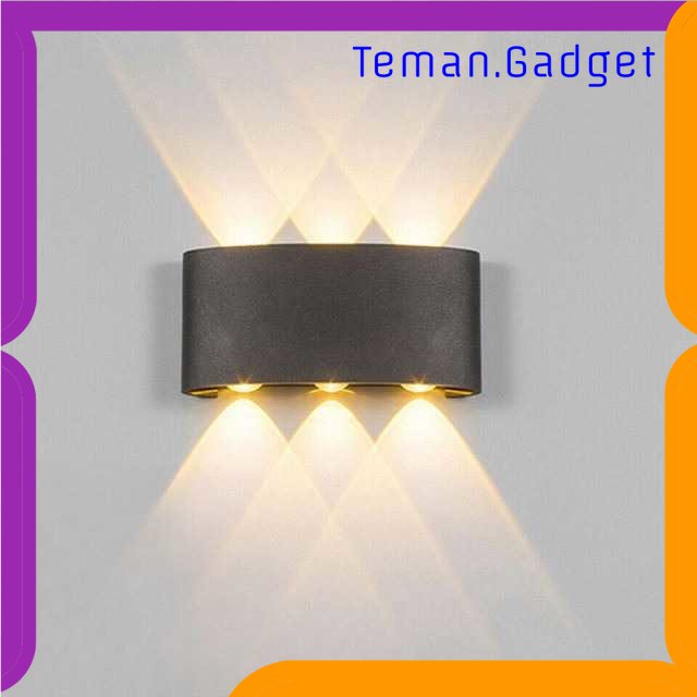 TG-LMP TaffLED Lampu Dinding Hias Outdoor Modern Aluminium 6W 6LED Warm White - D336-3