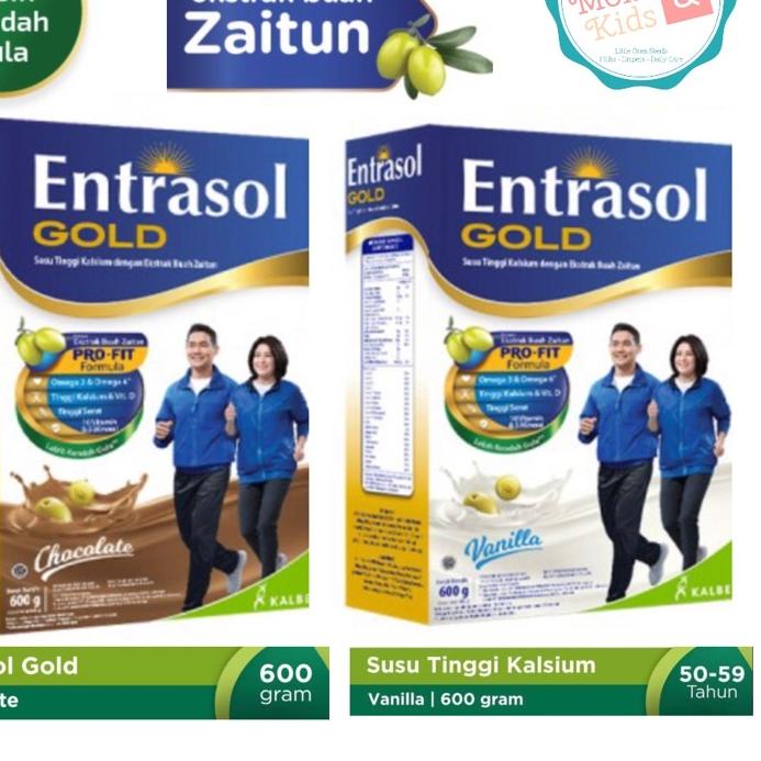 

➥ Entrasol Gold Vanila & Coklat 600 gram ☇