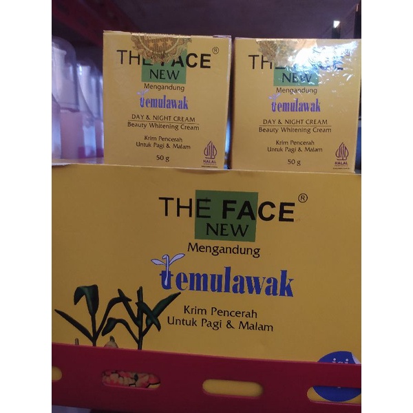 Cream temulawak the face Original BPOM