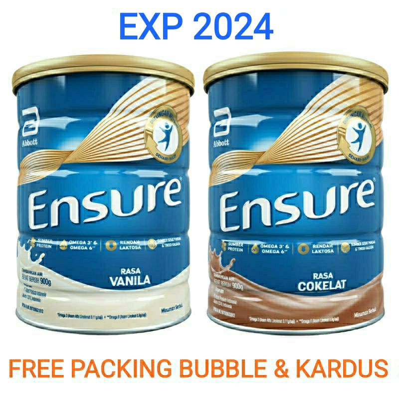 ENSURE VANILA DAN COKLAT 900gram 900gr BISA GRAB/GOJEK