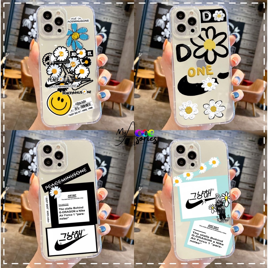 CUSTOM CASE SOFTCASE SILIKON CLEAR PEACEMINUSONE CUSTOM CASE IPHONE 6 6S 7 7+ 8+ X XS MAX 11 12 13 1