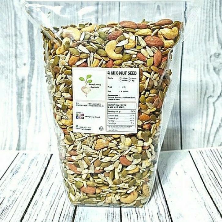 

✽ MIX NUT SEED 500gr - Almond, Cashew, Pumpkin Seed, Sunflower Seed - Roasted ☈