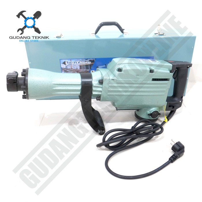 Demolition Jack Hammer Electric 1200 Watt BZ8865 BENZ / Mesin Bor Bobok Tembok Beton Listrik 1200W BZ 8865 BENZ