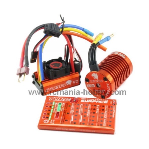 

Unik LEOPARD Combo 3000KV Motor Brushless 60A ESC Program Card Limited