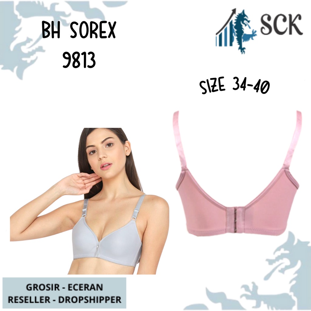 BH SOREX 9813 Super Soft Cup Besar  B-C Size 34-40 / Pakaian Dalam SOREX 9813 - sckmenwear GROSIR