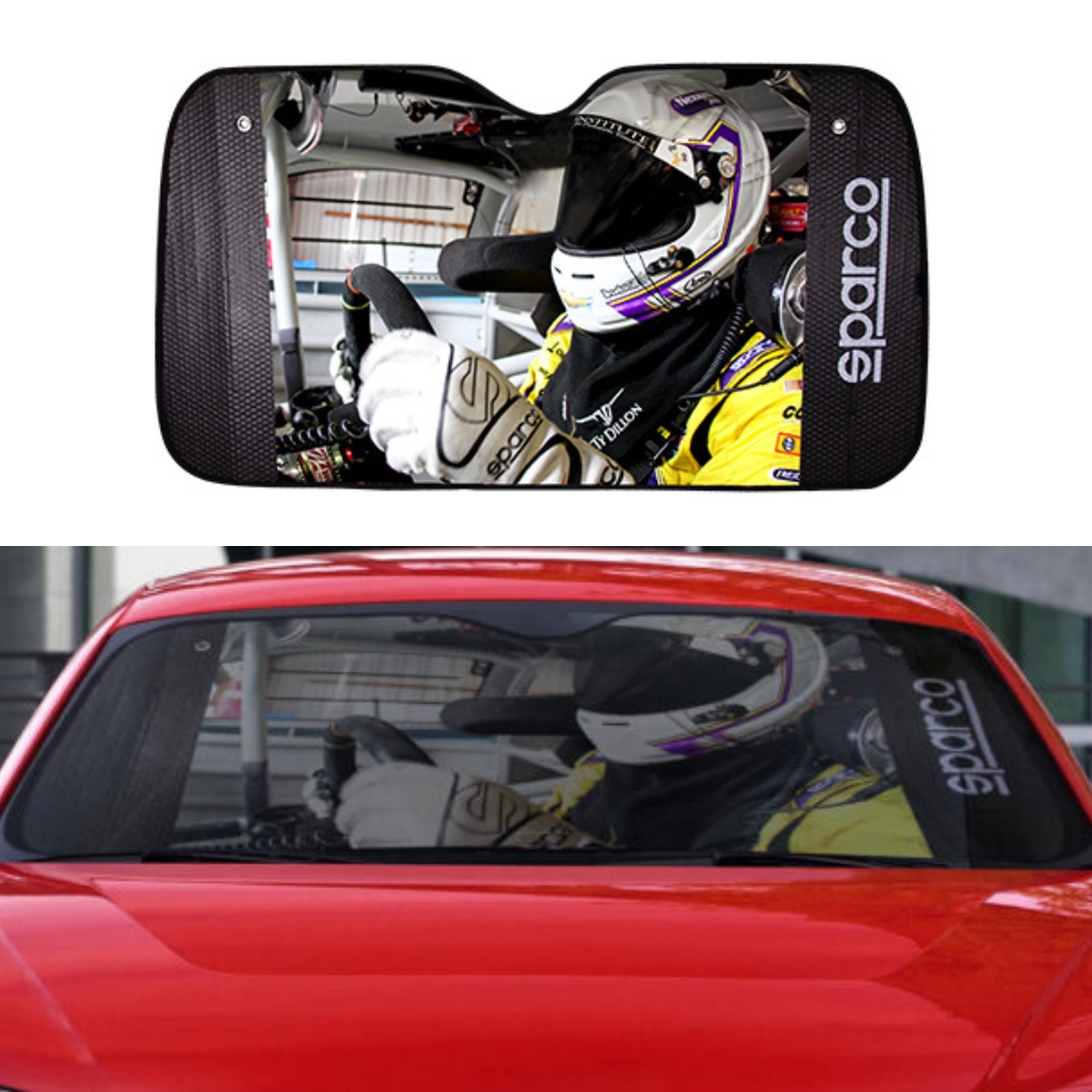 Sunshade / Pelindung Sinar Matahari Mobil / Krey Mobil Sparco 140*70cm