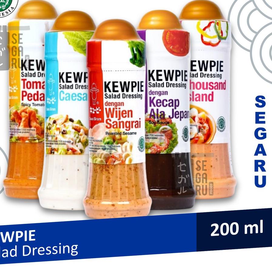 

STAR BRANDS KEWPIE Salad Dressing Caesar, Thousand Island, Wijen Sangrai, Tomat Pedas, Kecap ala Jepang Botol murah