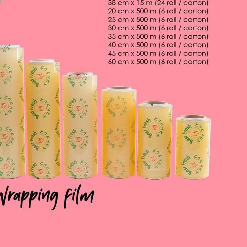 ➩ Plastik Wrapping Best Fresh  / Plastik Wrapping Makanan ☄