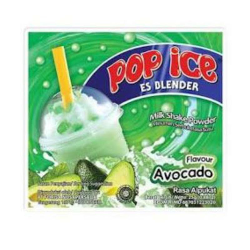 

pop ice alpukat