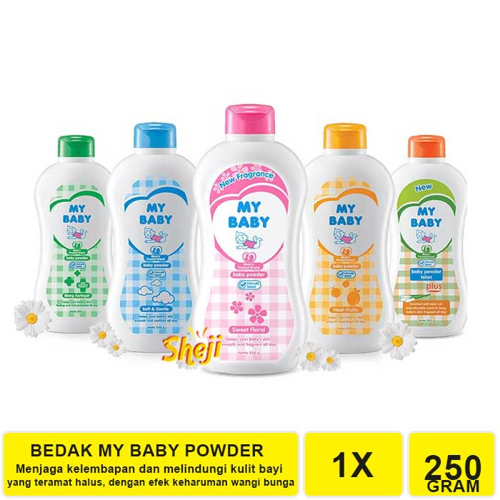 BEDAK MY BABY POWDER 250+63 GRAM (EXTRA 25%)