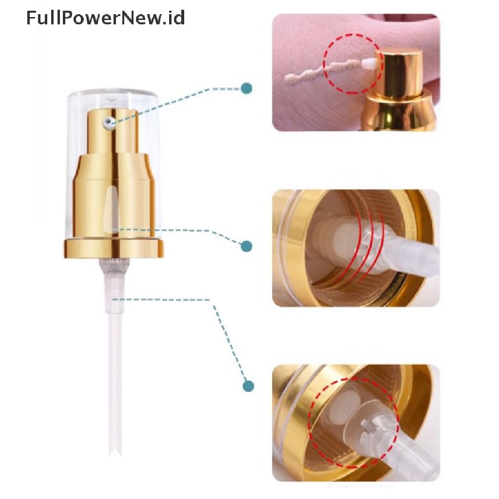 Power 1PC Cairan Pompa Foundation Cair Dengan Tombol Protect lock Tidak Bocor Alat Makeup ID