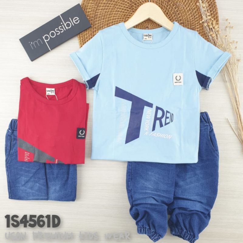 Setelan uson anak jeans joger premium wear