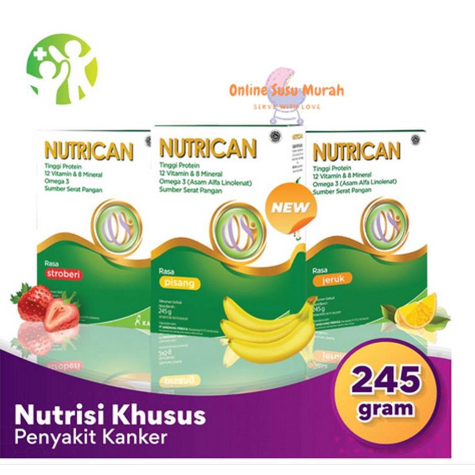 

۩ NUTRICAN SUSU TINGGI PROTEIN KHUSUS PASIEN KANKER 245 GRAM ℗