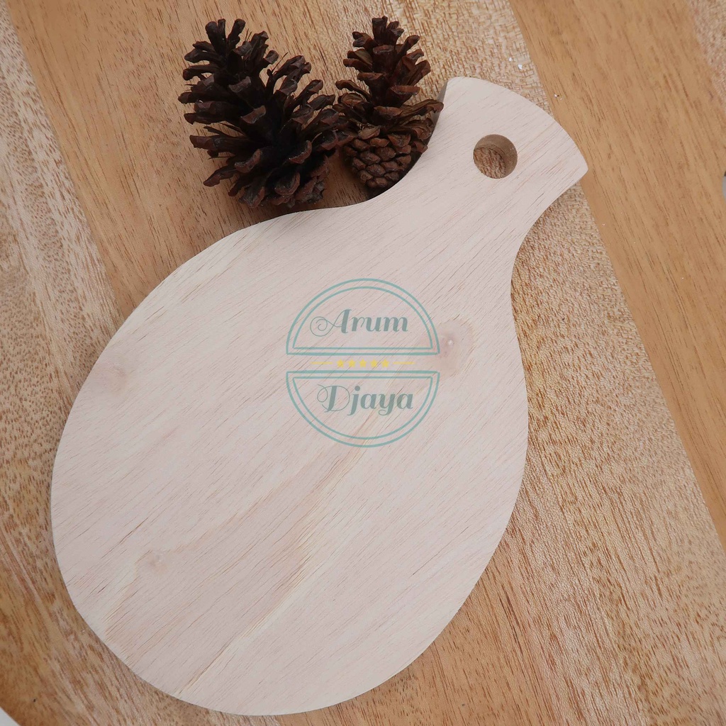 Talenan Mini Talenan Lonjong Kecil Chopping Board Tatakan Kayu Talenan Kayu