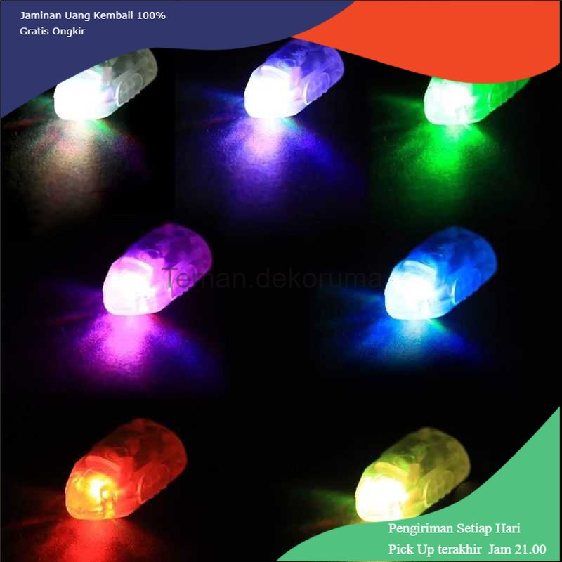 TD - PST WuFang Lampu Balon LED RGB Multifungsi 50 PCS - XX50