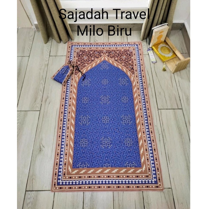 Sajadah Travel Turki / Sajadah Free Pouch cantik / Sajadah Tas serut /Sajadah Perjalanan Sajadah Kantong Souvenir Murah