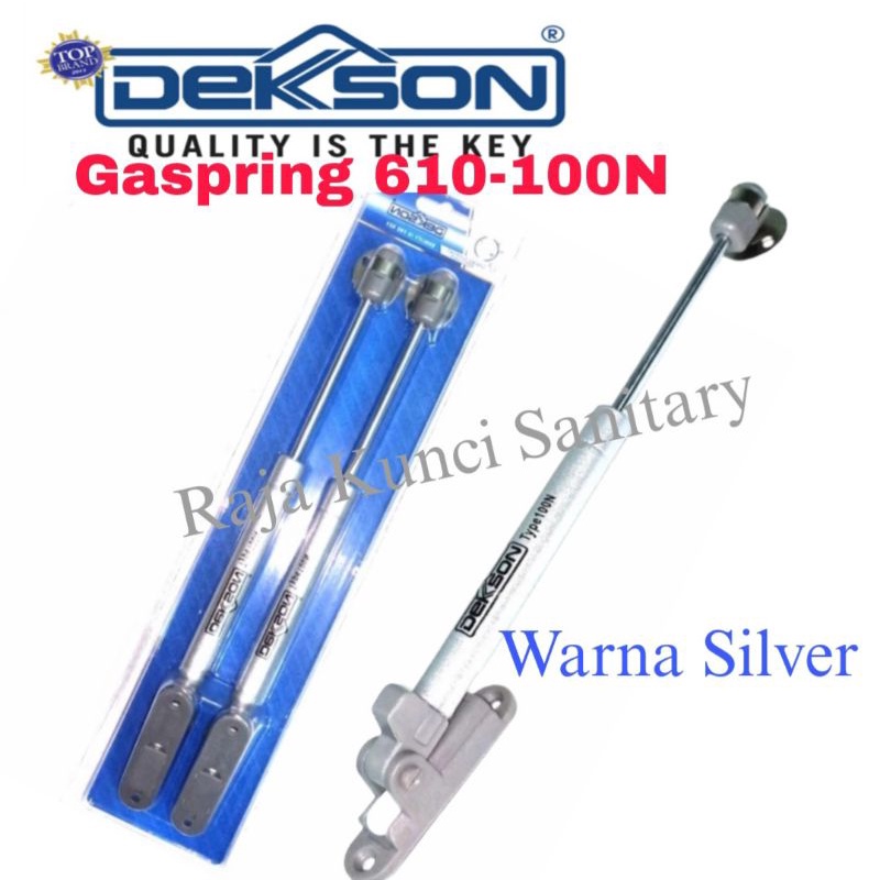 Gas Spring Dekson 100 N/Spring Support 610-100N Silver Dekson