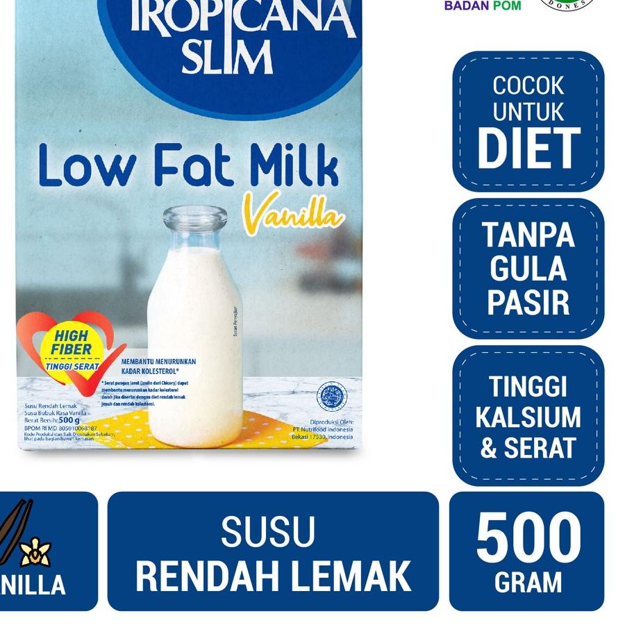 

✨12.12✨ Tropicana Slim Susu Low Fat Vanilla 500gr - Bantu Turunkan Kolesterol !!