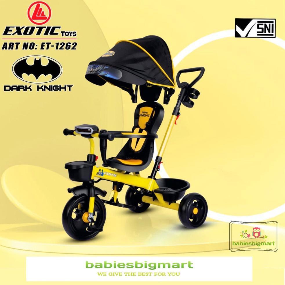 SIAP KIRIM SEPEDA ANAK RODA TIGA 3 TRICYCLE EXOTIC ET 1263 , ET 1262 , ET 1267 , ET 1268 , ET 1269 ,