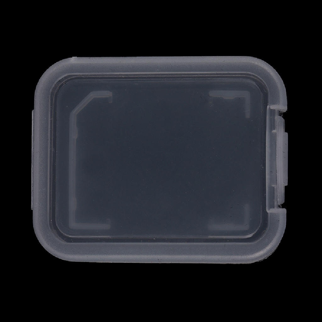 Sho 10PCs Transparan Standar SD SDHC Memory Card Case Holder Box Kotak Penyimpanan N