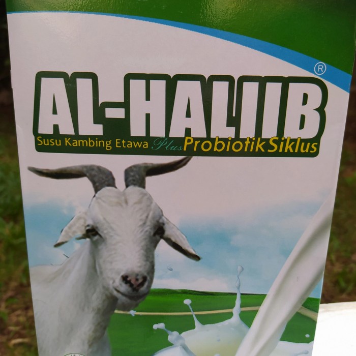 

[ COD ] Susu kambing etawa Probiotik siklus Al Haliib..kemasan 500gr - original