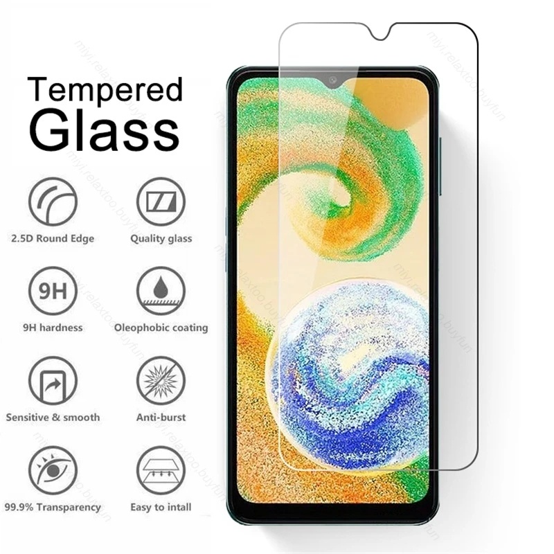 Film Layar Anti Pecah Bening Pelindung Layar Tahan Ledak HD Film Pelindung Layar Sensitif Tinggi Anti Gores Tempered Glass Film Untuk Samsung Galaxy A04 A04s A04 Core A04e