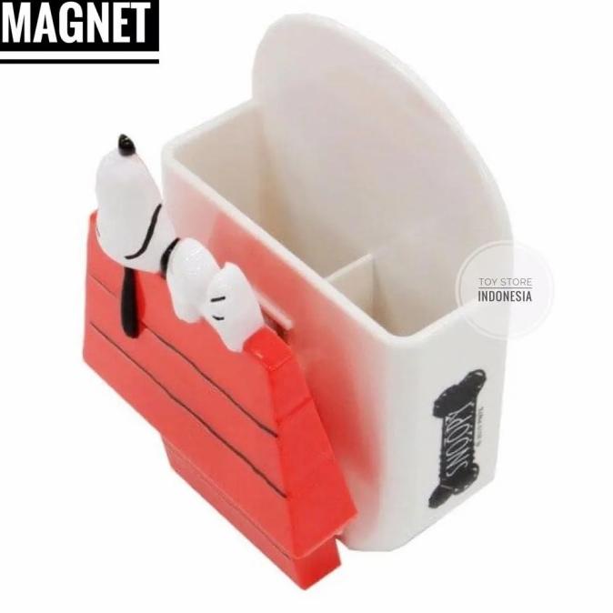 

ORIGINAL SNOOPY JAPAN MAGNET CLIP MEMO PEN HOLDER KLIP JEPIT BOLPEN
