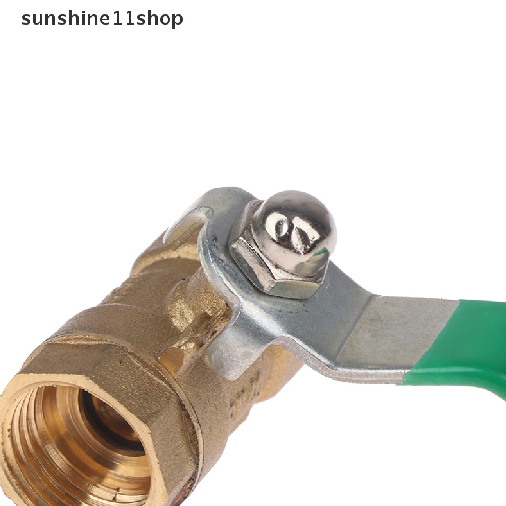 Sho ball Valve Kuningan Female/Male Drat Brass Valve Connector Sambungan Pipa Adapter N