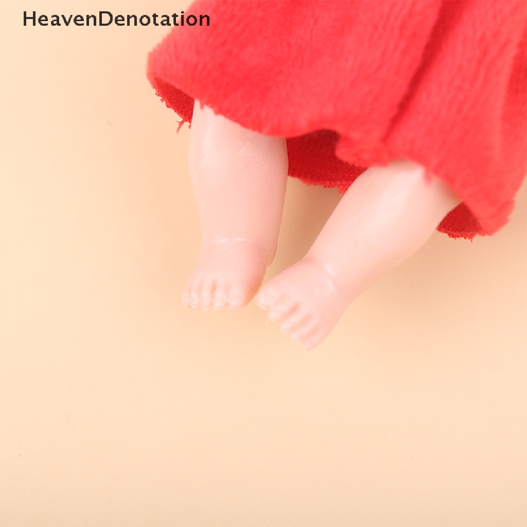 [HeavenDenotation] 11cm Simulasi Baby Doll Mainan Mini Tidur Baby Doll Hewan Untuk Anak HDV