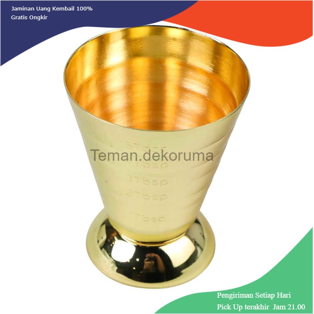 TD - DPR GeweYeeli Gelas Ukur Bartender Multilevel Jigger Bar 3in1 75ml - SS304