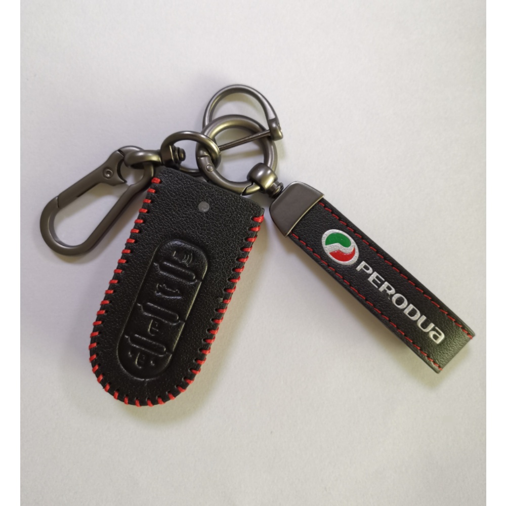 Perodua BEZZA AXIA ARUZ MYVI GEN3 Car Key Cover Case Sarung Kunci Kereta Remote Case Aksesoris2020Perodua Key KeychainToyota Rush Wigo Casing Remote2021 2022 Aksesoris