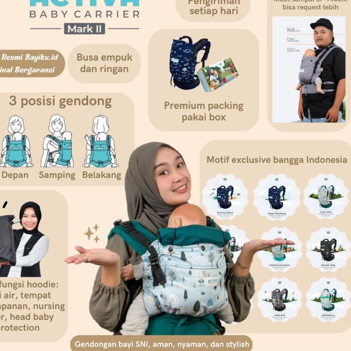 ☆ Baby carrier SSC Activa bayiku id seri bangga Indonesia ➪