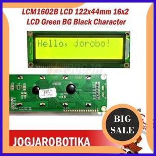 parts LCM1602B LCD 122x44mm 16x2 LCD Green BG Black Character 1F3BZ3