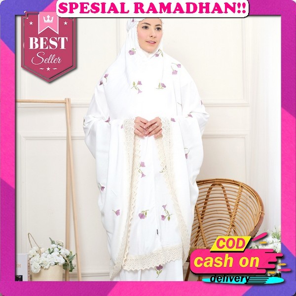 Terbaru Mukena Dewasa Katun Paris Hawwa Vol 2 Size Jumbo Mukena Dewasa Jumbo Terbaru 2022 Bahan Adem