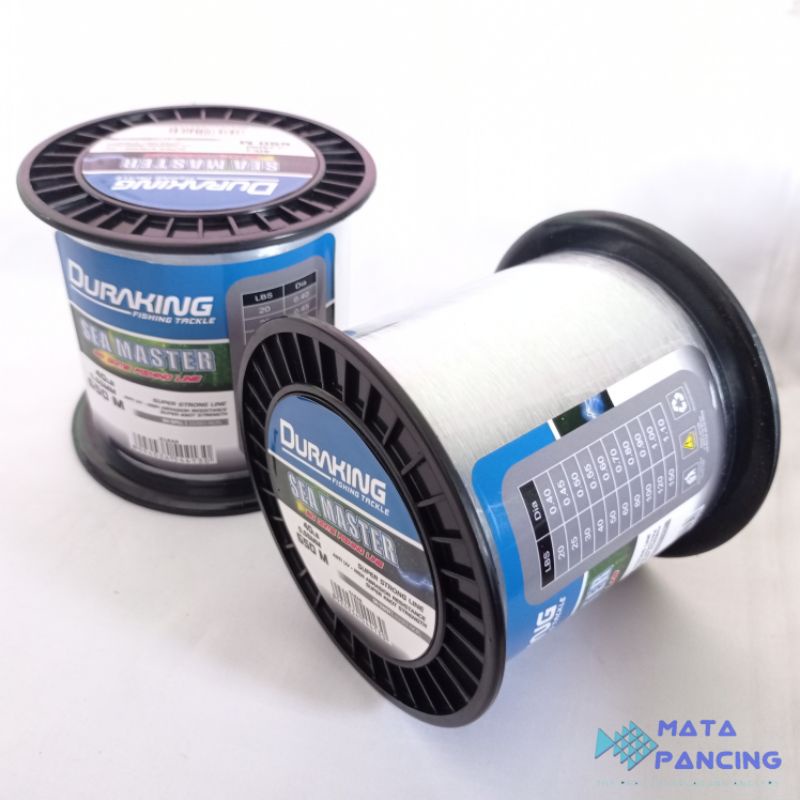 Senar pancing gulungan besar duraking sea master  1/2 spool isi lebih banyak dan lebih murah