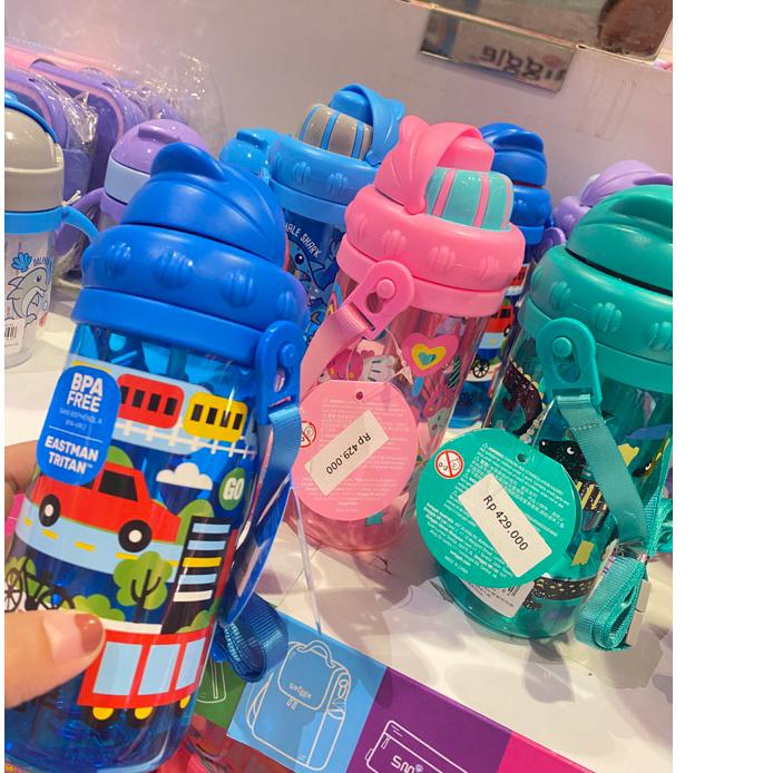 ➬ Botol Sedot Tempat Air Minum Anak Smiggle Botol Piknik Tali Tempat Bekal Anak TK SD 857 ֍