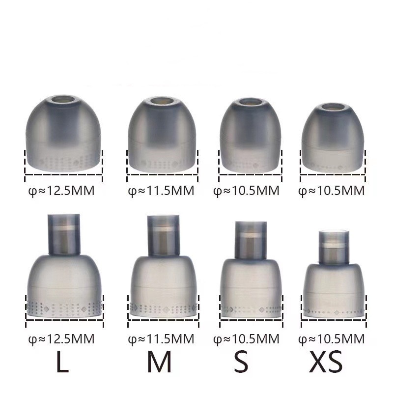 4pasang (L, M, S, XS) eartips Silikon Dipanjangkan Untuk SONY WF-1000XM3 WI-1000XM2 earphone eartips C600N SP510 eartips