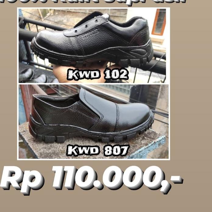 ۩ Sepatu safety KINGS kulit asli sapi ❋