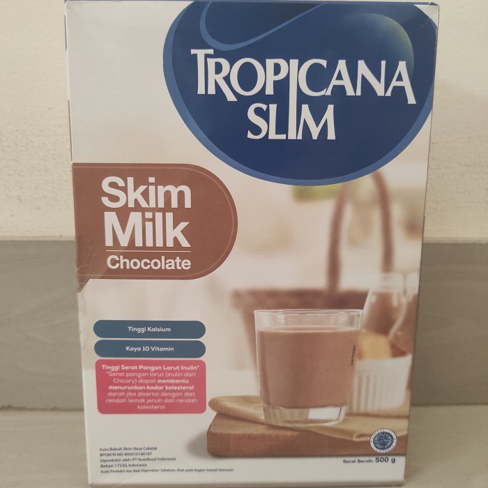 

[ COD ] Tropicana Slim Non Fat Skim Milk Coffee 500gr - Chocolate 500gr