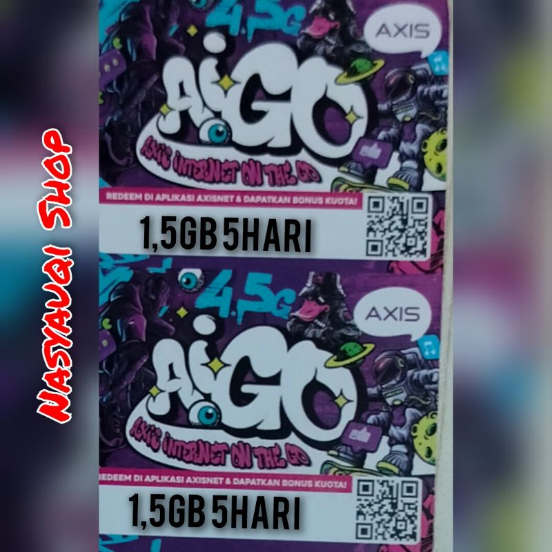 VOCER AXIS 1,5 GB 5 HARI