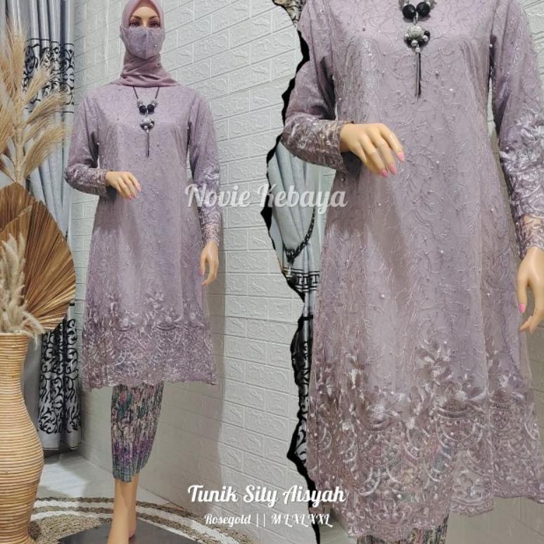 [L2241] Tunik Novie / Kebaya Tunik / Kebaya Brukat / Kebaya Wisuda / Kebaya / Kebaya Modern / Tunik
