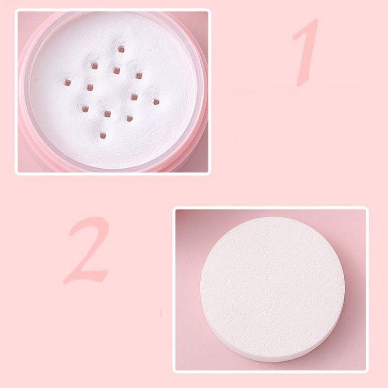 Bedak Tabur Pink Series LAMEILA Original Contouring Make Up Loose Powder