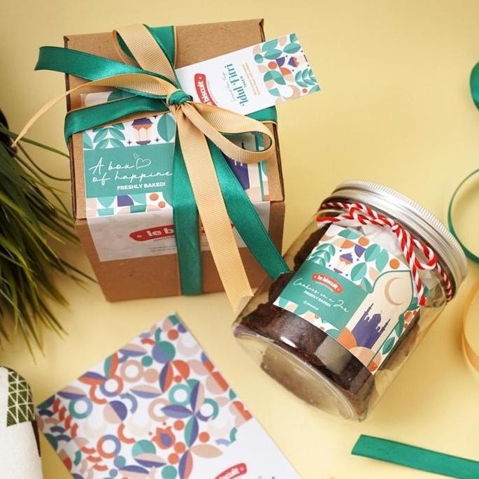 

LE BISCUIT PARCEL HAMPERS LEBARAN IDUL FITRI - 1 JAR SOFT COOKIES Y6545TR4Y