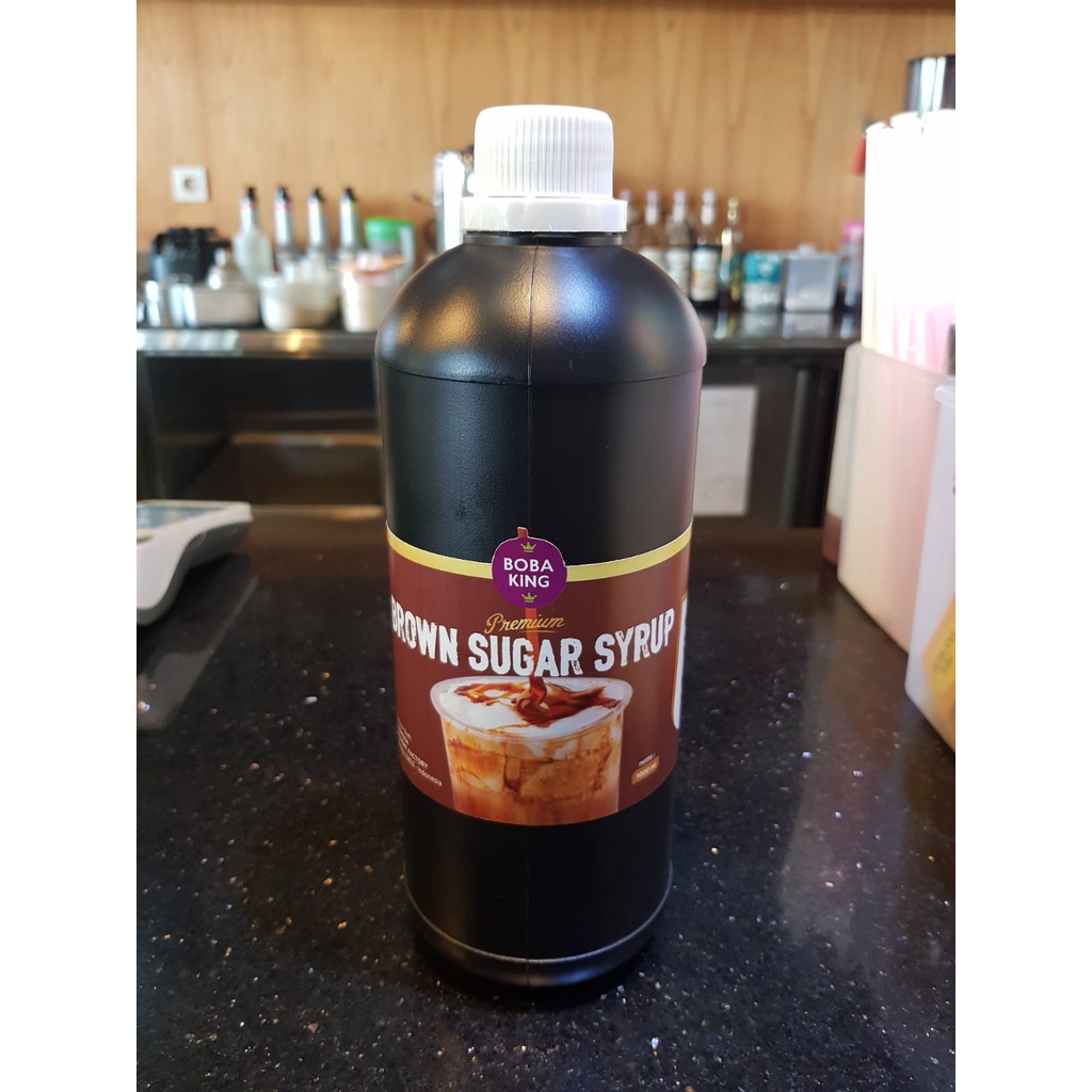 

Brown Sugar Syrup / sirup gula merah / sirup gula aren merk Boba King 1L