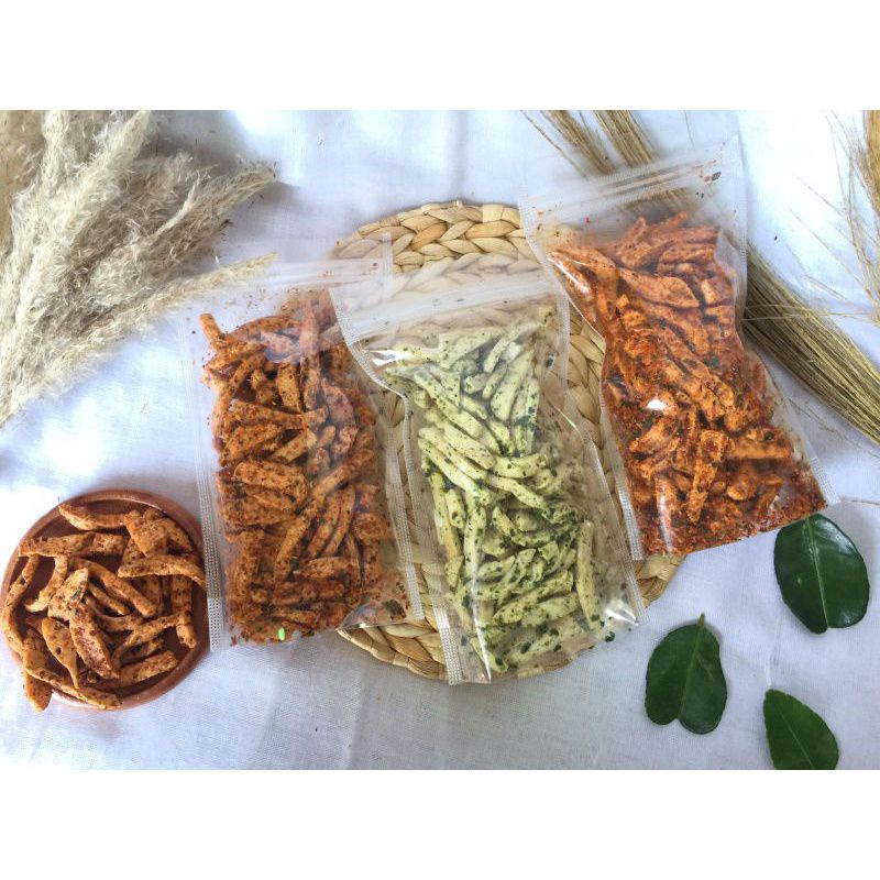 

Basreng Daun Jeruk Enak Gurih Kriuk Isi 100 Gram